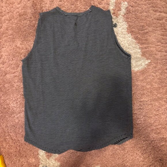 Lululemon Brunswick Muscle Tank Top Womens Size 8 Heathered Black Gray - Picture 3 of 6